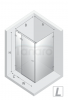 NEW TRENDY Kabina prysznicowa 90x70x200 Avexa Gunmetal Brushed pojedyncze drzwi EXK-3324/EXK-3354